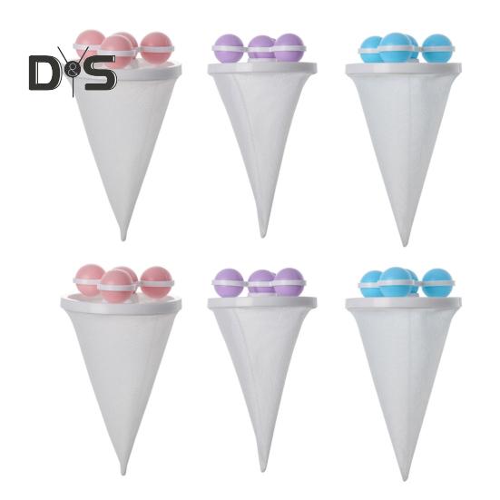 

6 шт., средство для удаления шерсти домашних животных, многоразовый дизайн, сетчатый захват для ворса, эффективный фильтр для стирки шерсти домашних животных, инструмент для удаления ворса разноцветный