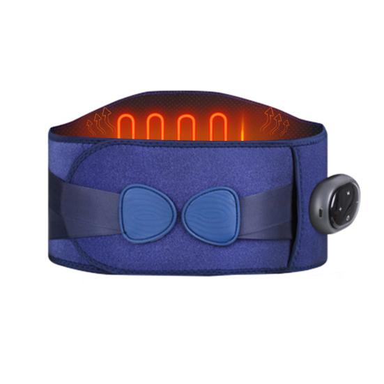 Lumbar Support Belt with Heat And Massage Adjustable Lower Back Pain Relief Wrap 3-in-1 Heating Pad And Vibration Massager