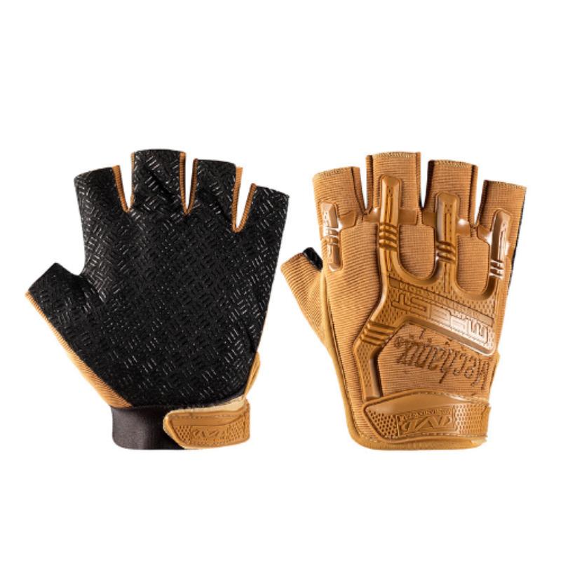 

1pc Half finger gloves Cycling Leaky fingertip Mountaineering Outdoor sports Body building Antiskid Bicycle Sports gloves хакі