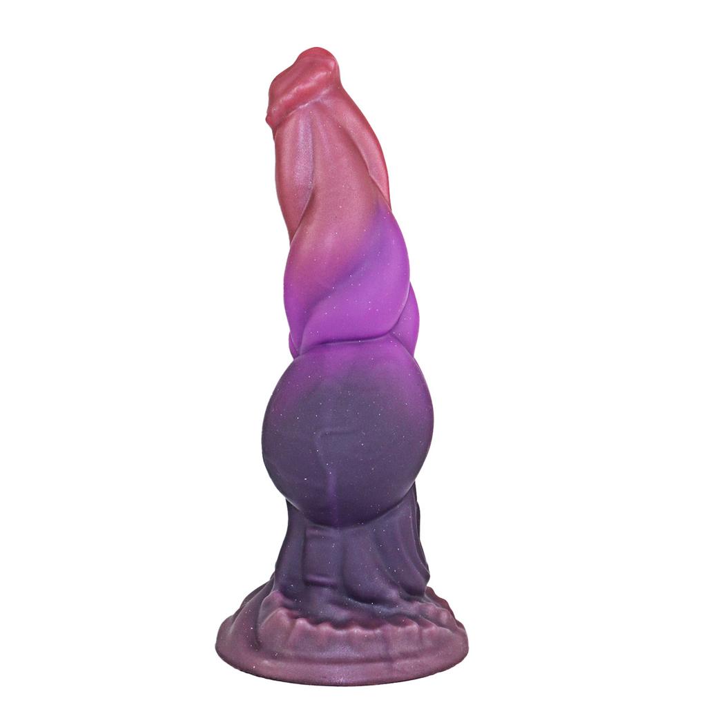 Silicone Fantasy Dildo - Unique Dog Knot Anal Plug for Women, G-Spot Stimulator & Adult Toy for Enhanced Pleasure