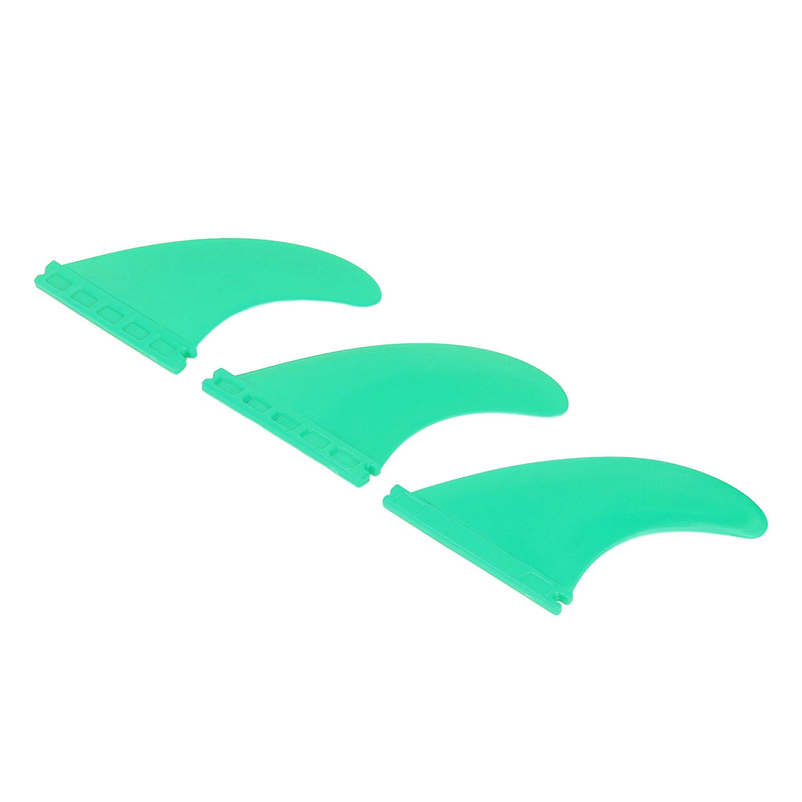 

3Pcs Surfboard Fins PVC Thruster Fins Surfing Board Accessories for Long Board Stand Up Paddle