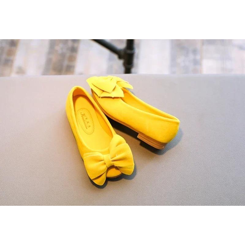 Modische Mädchenschuhe Große Schleife Bonbonfarbe Kinder Sandalen Zum Hineinschlüpfen Kinder Freizeitschuhe Weich