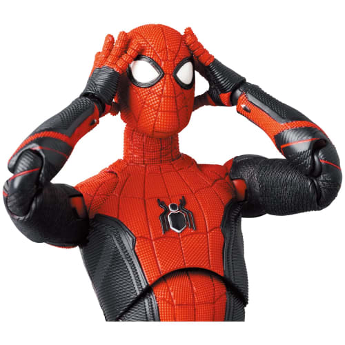 MAFEX No. 194 Spider-Man Upgraded Suit (No Way Home) - Approximately 150mm Tall, Non-Scale, Pre-Painted Action Figure