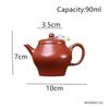 90ml Yixing Handmade Purple Clay Teapot Chinese Small Capacity Tea Pot Raw Ore Zhu Mud Kettle Household Zisha Teaware Tea Set