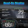 Car HUD OBD RPM Meter Head-Up Display Car Accessories Multi-Display Car Digital Speed Engine RPM Water Temperature 2024