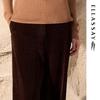 ELLASSAY Women's Chenille Ribbed Velvet Casual Pants