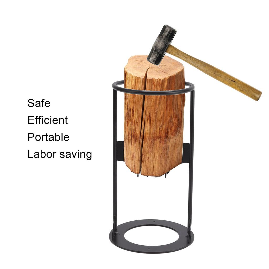 Firewood Splitter Portable Iron Splitting Wedge for Log Wood Labor Saving Portable Wood Splitting Tool for Home Farms