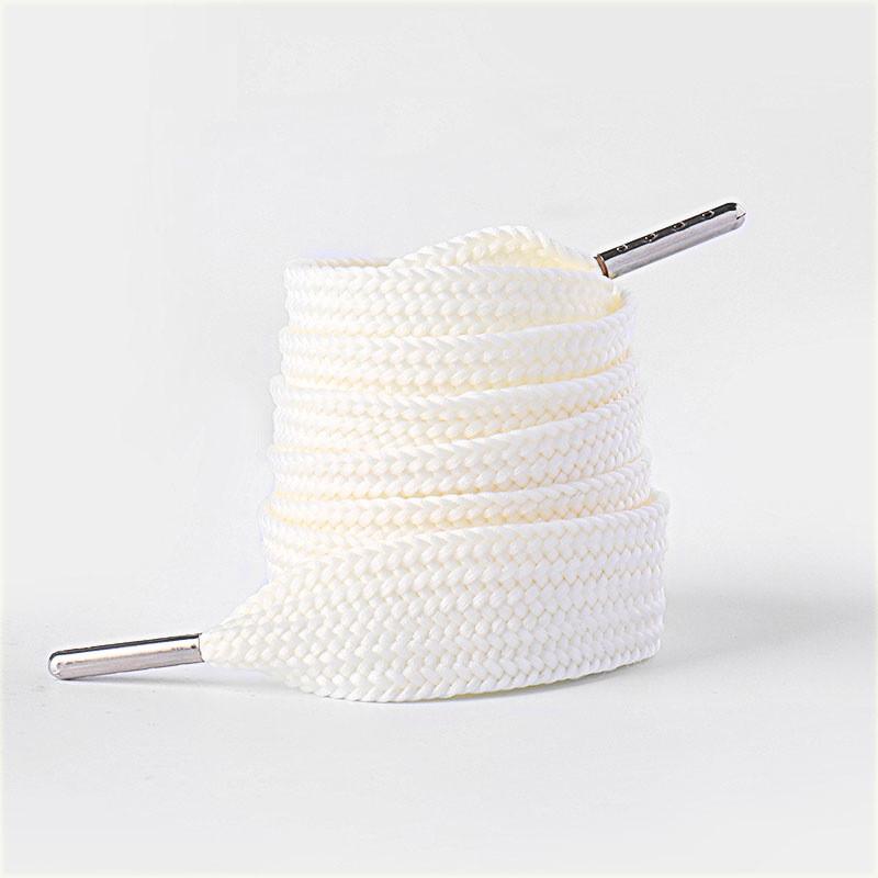 1Pair 2CM Wide Double Layered Thicken Shoelaces Sports Rope Non Elastic Leisure Men Women Sneaker Lacet Shoelaces Accessories