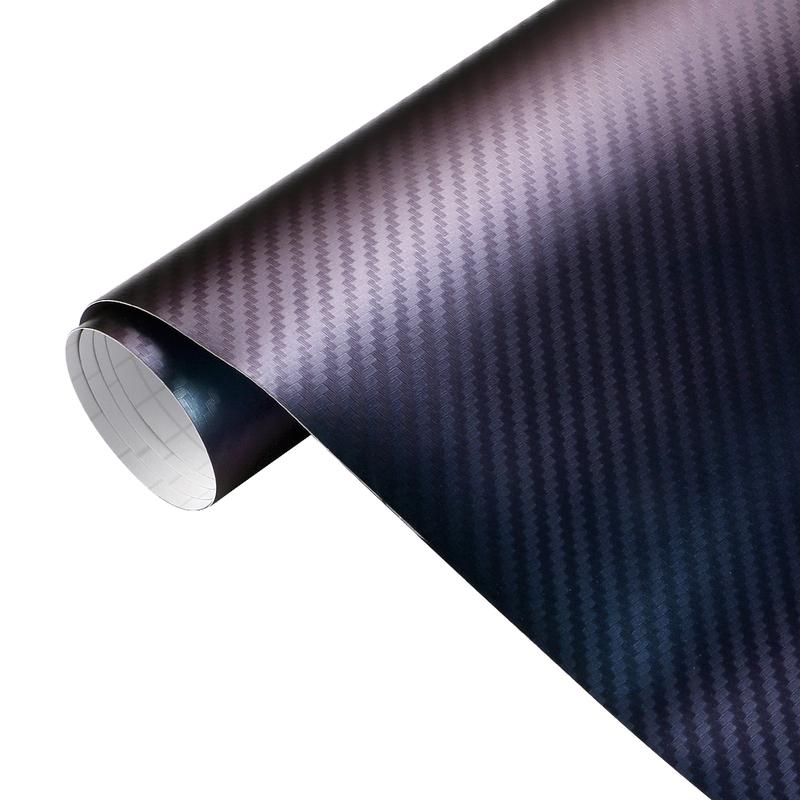 30*100cm Chameleon 3D Carbon Fiber Vinyl Film Stickers and Decals Auto Body Decoration Accessories for Car Interior