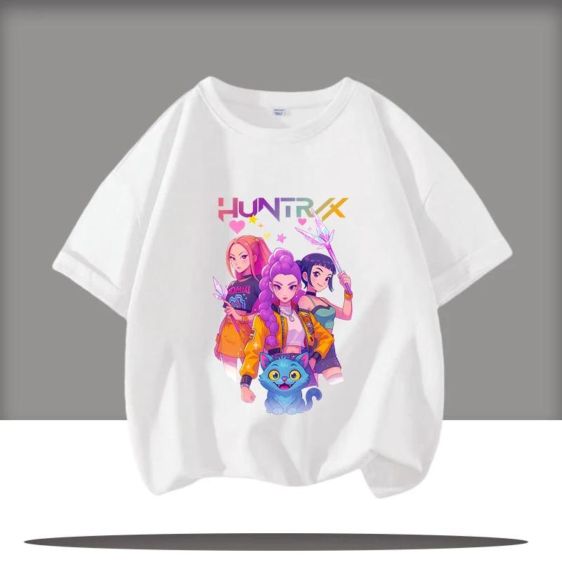 Derpy Tiger Kpop Demon Hunters Shirt for Kids Baby Girl Men Women T Shirt Cute Tiger Cartoon Clothes 2025 Hot Movie Print Soft