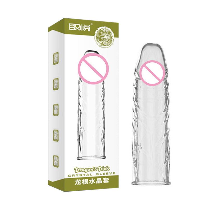 Fish Scales Condoms Penis Extension Sleeves Delay Ejaculation Reusable Spike Condoms Blocking Penis Sleeve