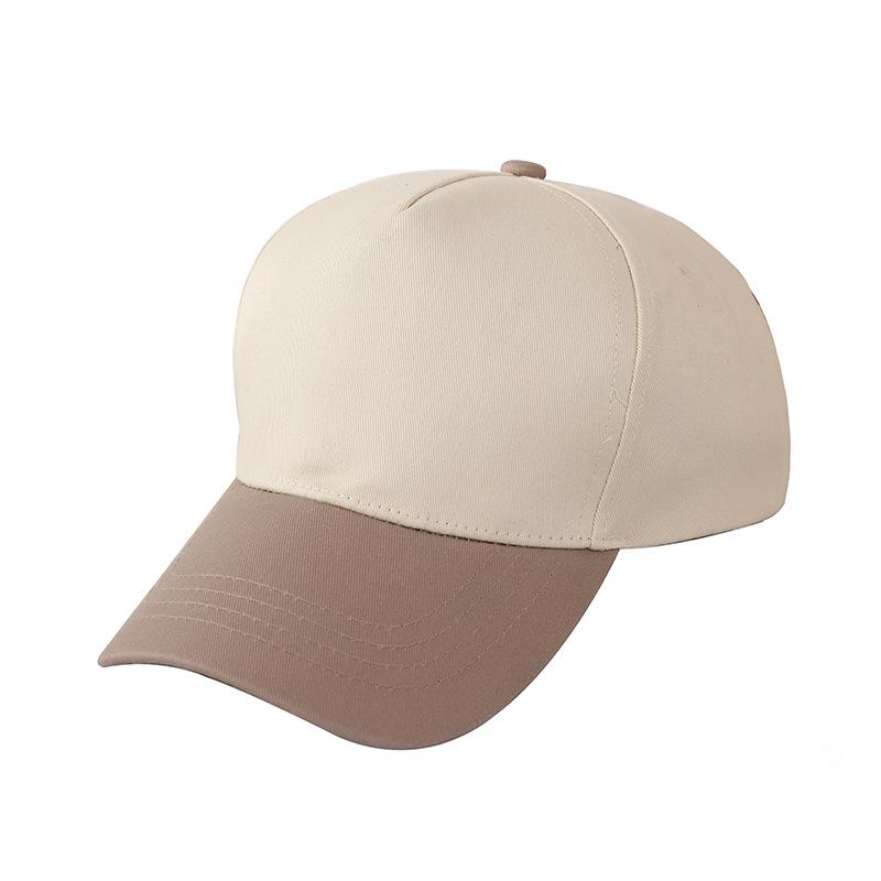 Unisex Color Block Baseball Cap: Stylish Five-Panel Sun Hat