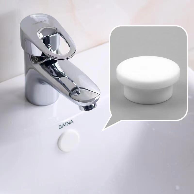 Silicone Rubber Drain Stopper for Washbasin, Mop Pool, and Children's Bathtub - Odor-Proof, Waterproof Stainless Steel Floor Plug.