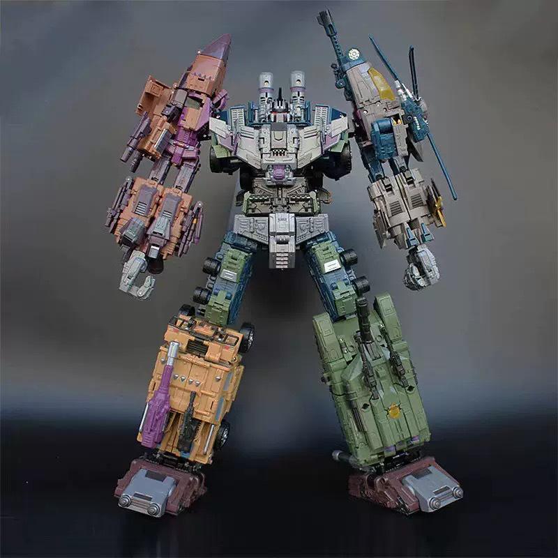 Jinbao Huntianbao Attack War God Military Tank Team 5-in-1 Transforming Toy Gift Box