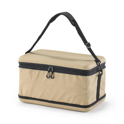Foldable Soft Cooler Bag with Shoulder 46 X 27 X 24 83832827 (Muji Ryohin) Strap, Beige, Approx. Cm, 30L,