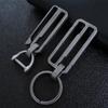 Lightweight Titanium Alloy Key Ring Quick Draw Multifunction Outdoor Belt Clip Keychain Grey Hanging Webbing Buckle