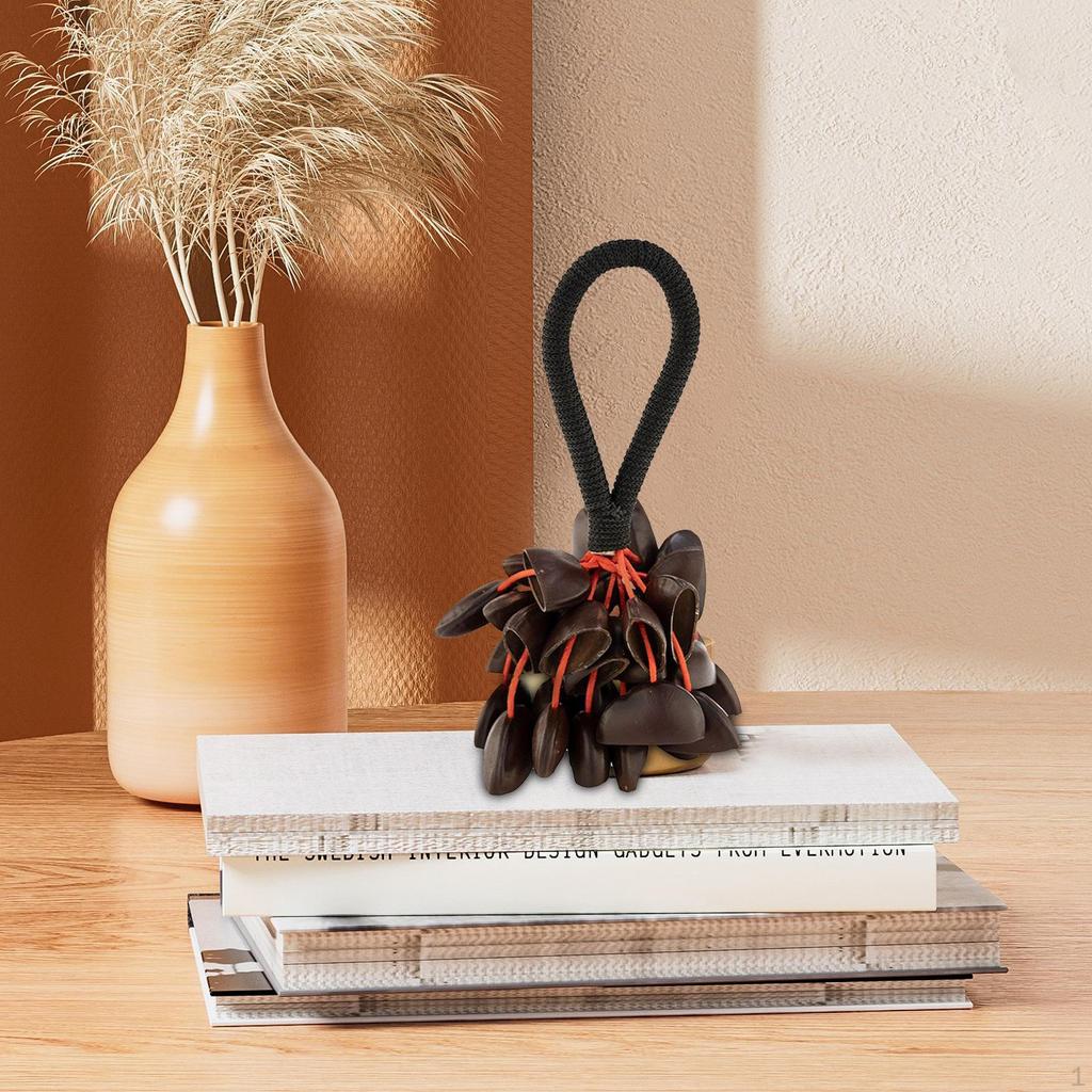 Nussschale Handglocke Hand Windspiele Handgemachte Musical Instrument Handheld Glocke Nussschale für