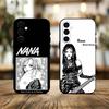 NN-NANA  Phone Case Black Silicone Soft For Samsung Galaxy A73,A72,A71,A70,A53,A52,A51