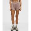 Lululemon Fast And Free High Rise Classic Fit Split Short 3  Ashen Rose
