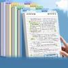 1pc College Notebook Thick Lined Perforated and Removable Sheets Notepad Study Organization and Review Office Worker and Teacher
