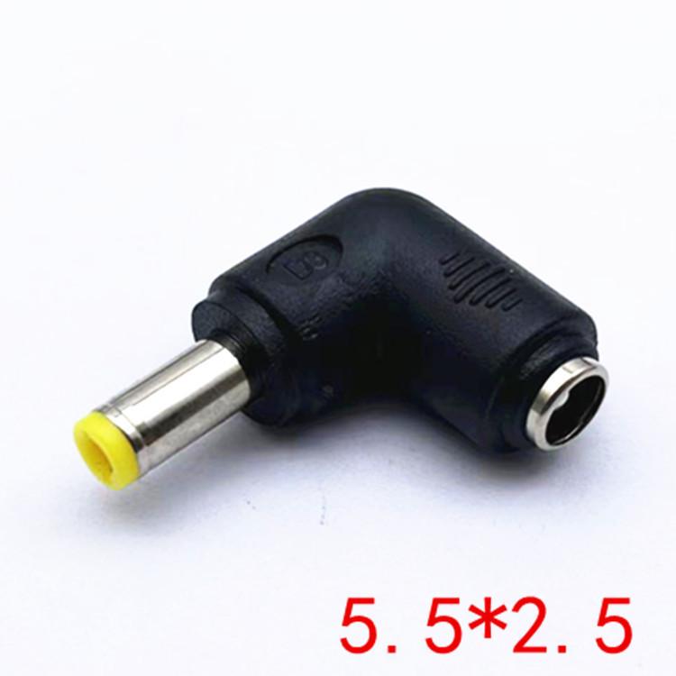 Zasilacz DC 90° 8-Bitowy Kątowy (5.5x2.1mm Żeńskie)