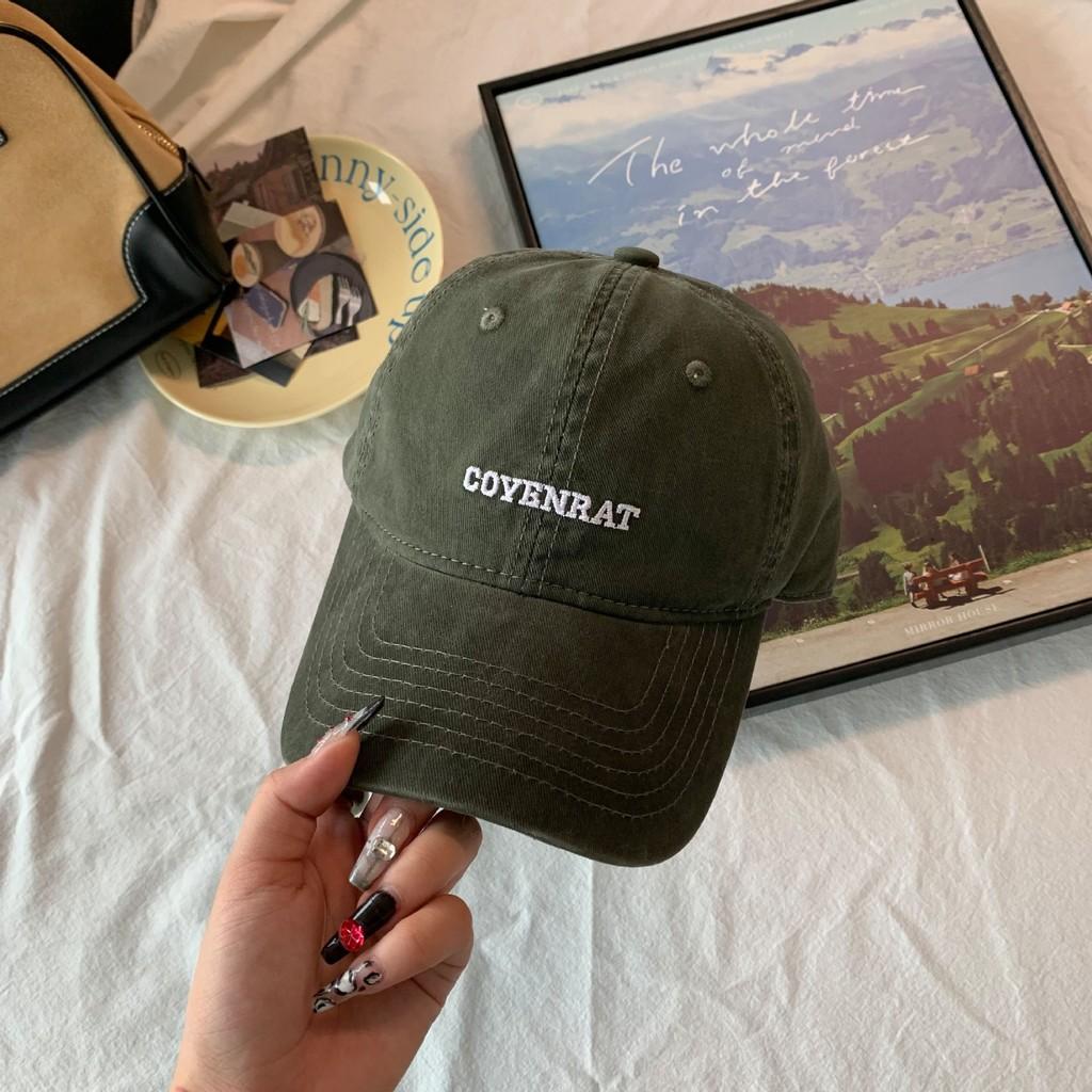 Stylish Retro Embroidered Cap Made From Soft Washed Fabric Perfect Spring For