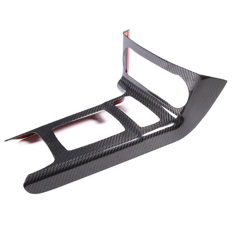 

Real carbon fiber Car Central Console Gear Panel Frame Cover trim Stickers For Mercedes Benz G Class W463 2012-2018 Accessories
