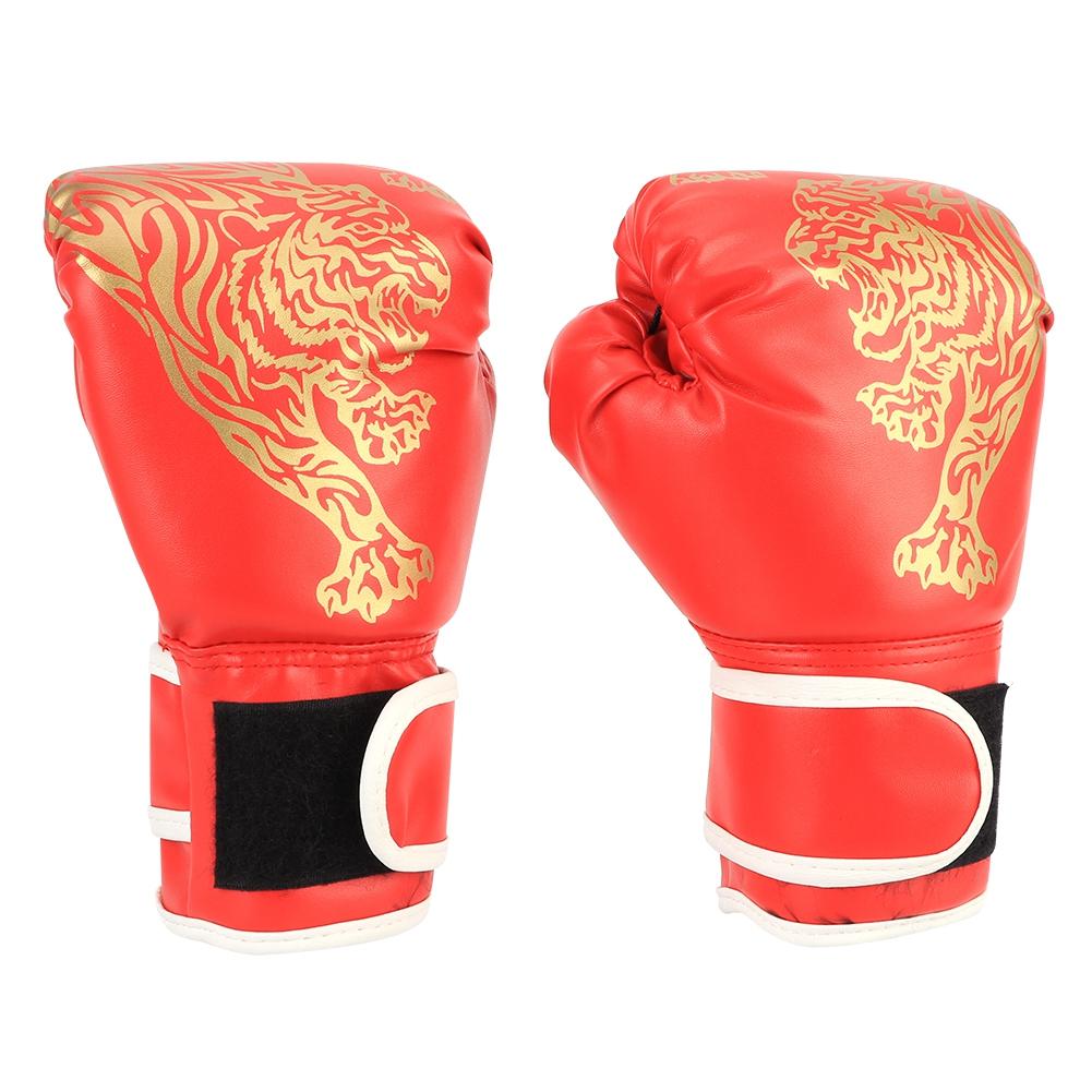 Red Taekwondo Boxing Gloves Bodybuilding Exercise Sanda Fighting for Adults ChildrenRed Adults