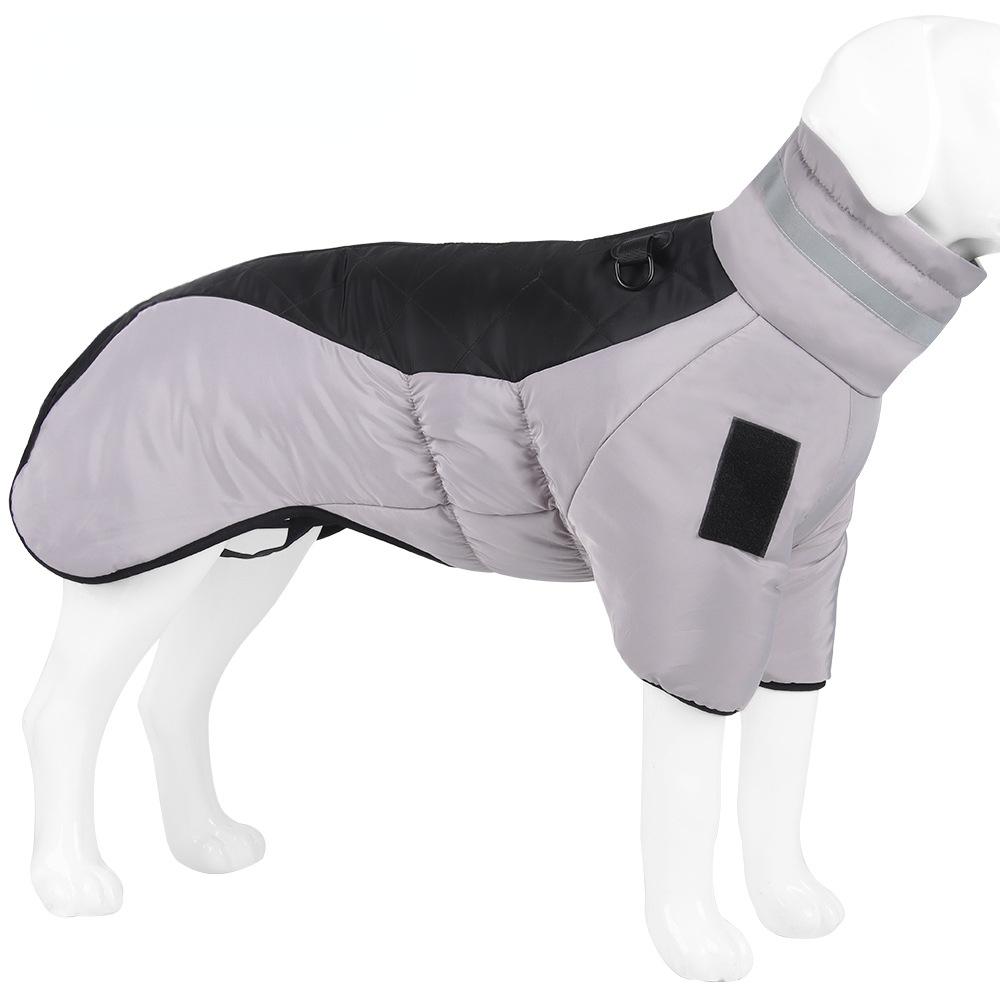 Tuta Impermeabile Salopette per Cani Labrador Retriever Dorato per Cani Medi Grandi Cappotto Invernale Caldo in Miscela di Cotone per Cani Grandi