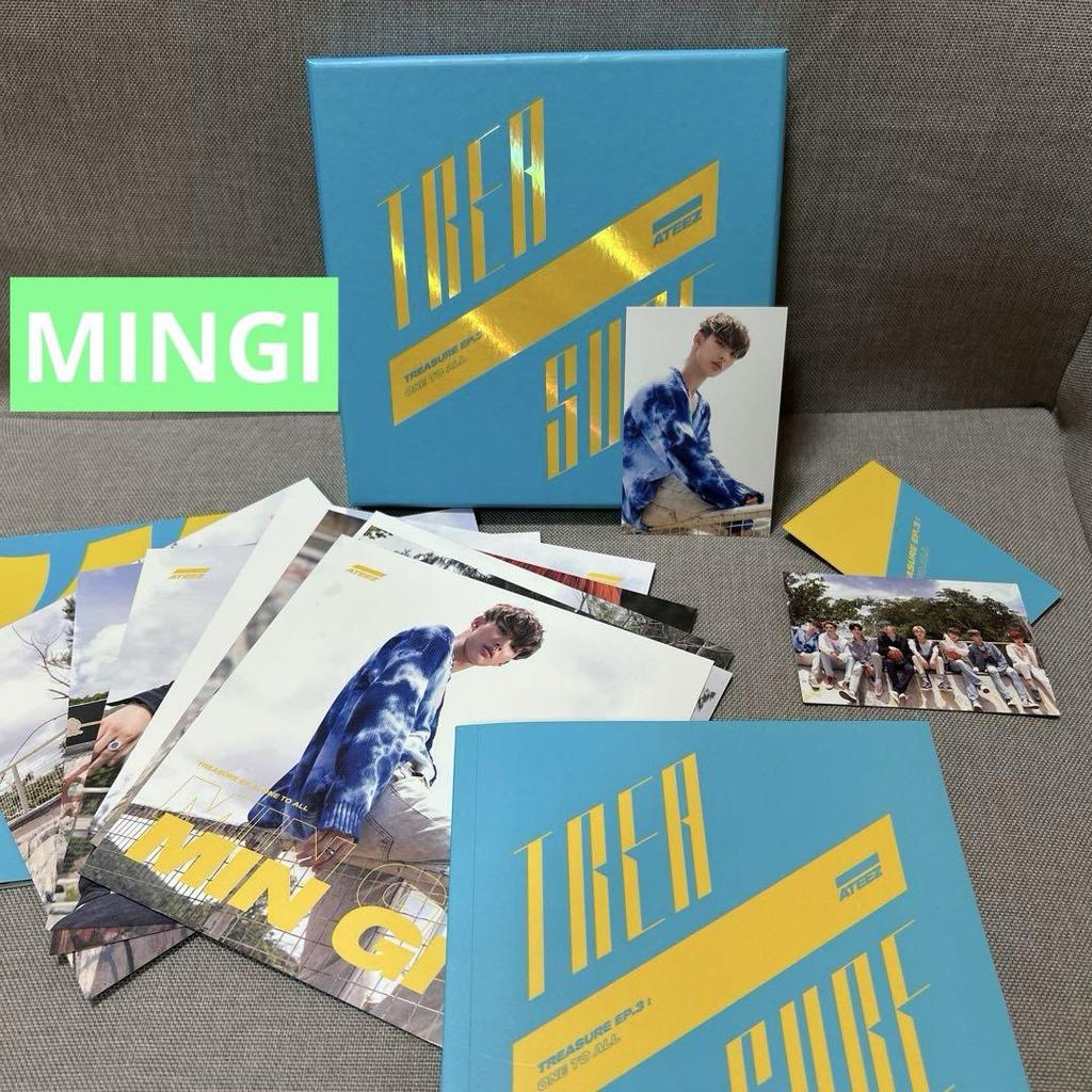 [USED] ATEEZ TREASURE EP.3 One To All Mingi Trading Card