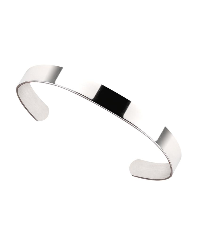 Sabona London F-Wg1 White Gold Plated Plain Fashion Bangle