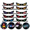 Motorcycle Demon's Eye Light Taillight Cycling Warning Light Strobe Signal Light Motorcycle Decor LED License Plate Eyes Light