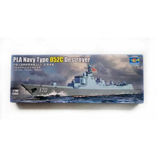 

Trumpeter 1/700 China People s Liberation Army Navy Type 052C Destroyer Plastic Model Kit 06730