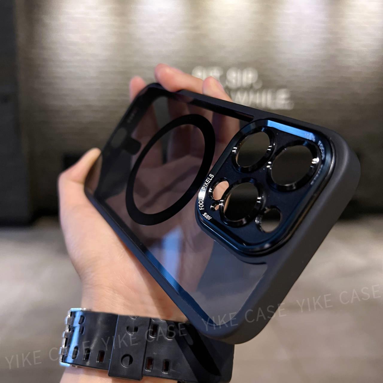 

Металлическая линза подходит для iPhone16 Чехол для мобильного телефона High-end Apple 15 Promax Simple 15 Magnetic 14 Hard Case iPhone15Pro