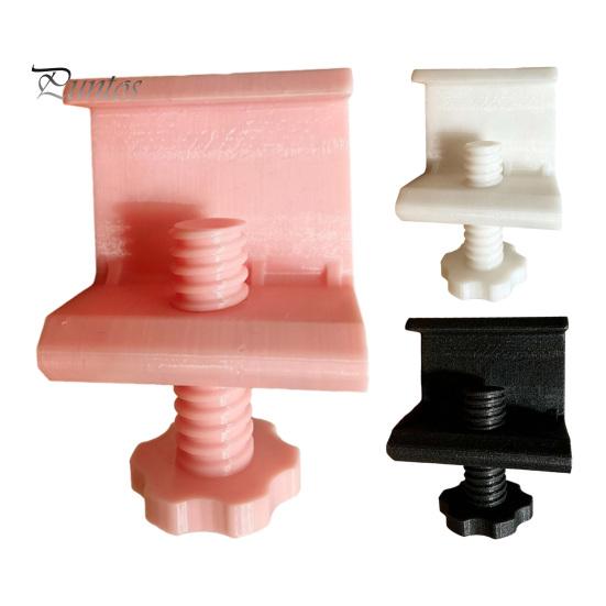 Hole-free Table Clip 3D Printed Desk Clamp Cable Organizer, Cord Holder with Multiple Slots, Sturdy Wire Management Desktop-friendly Rack, Anti-Slip