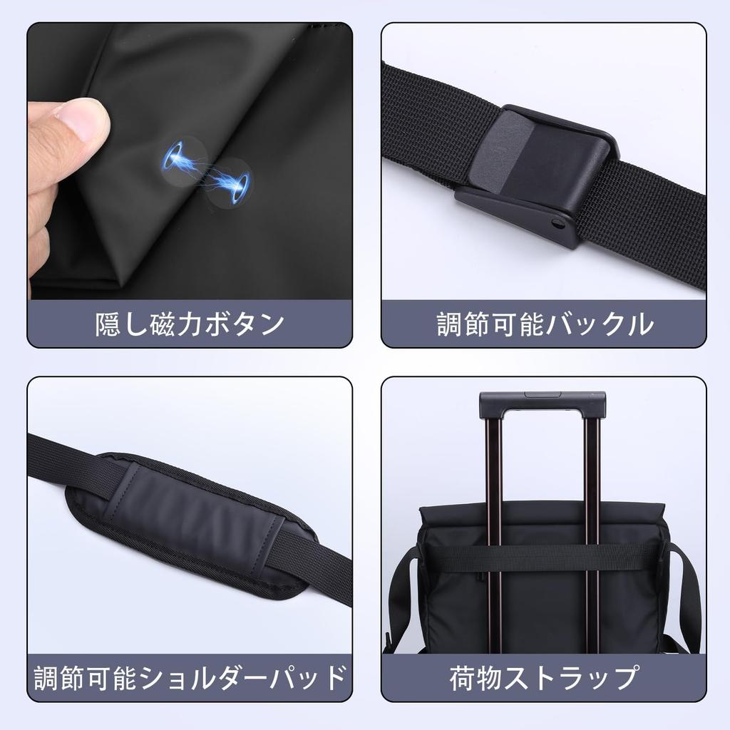 HOMIEE Shoulder Messenger Body Shoulder Crossbody Chest Gift Men's Bag, Bag, Waterproof, Lightweight, Bag, Bag, Bag, Bag, 2-Way, Sports, Commuting,