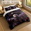 3Pcs Bedding Set Custom Name Text, 1 Sheet 2 Pillowcases Home Bed DecorHellraiser Pinhead