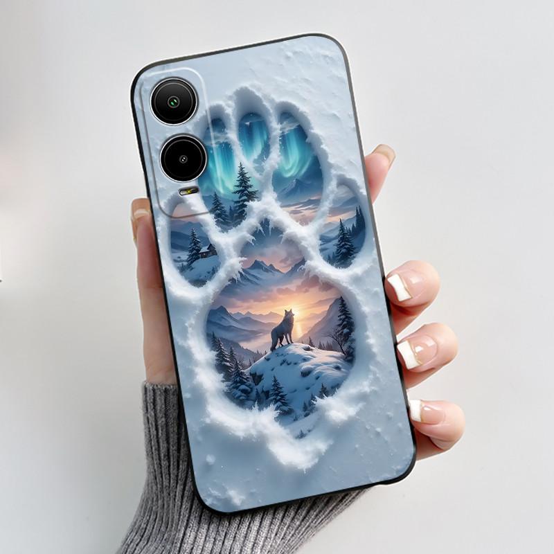For Cricket Icon 6 Case AT&T Verge (SL219A) Back Cover Luxury Cute Heart Rabbit Funny Black Soft Silicone Protective Phone Case