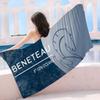 B-BENETEAUS Logo Beach Towel Colorful Bath Towels for Girl Microfiber Quick Dry Sand Free Beach Yoga Spa Gym Pool