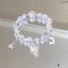 Mori Style Mermaid Crystal Bracelet - Sweet, Versatile Design for Women, Students, and Best Friends.