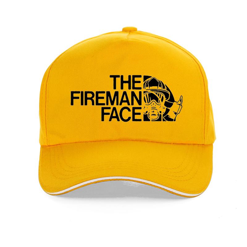 Funny The Firefighter Face Baseball Cap Fireman Gifts Summer Style Adjustable Dad Hat Men Women Snapback Hats