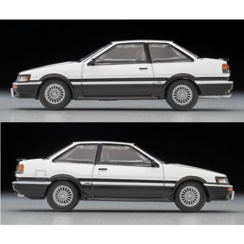 TOMYTEC Tomica Limited Vintage Neo 1/64 Scale LV-N304c Toyota Corolla Levin 2-Door GT-APEX 1985 White/Black Finished Model