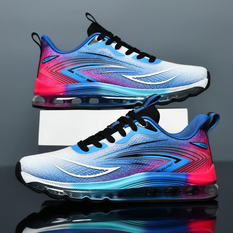 New Spring and Summer Men's Mesh Sports Shoes Air Cushion Extra Large Size Cross-border Sports Wear-resistant Casual Fashion Versatile