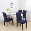 1 /2 /4 /6pcs Solid Color Chair Cover Elastic Slipcovers Chair Covers For Kitchen Dining Room Wedding Banquet Home Spandex Stretch