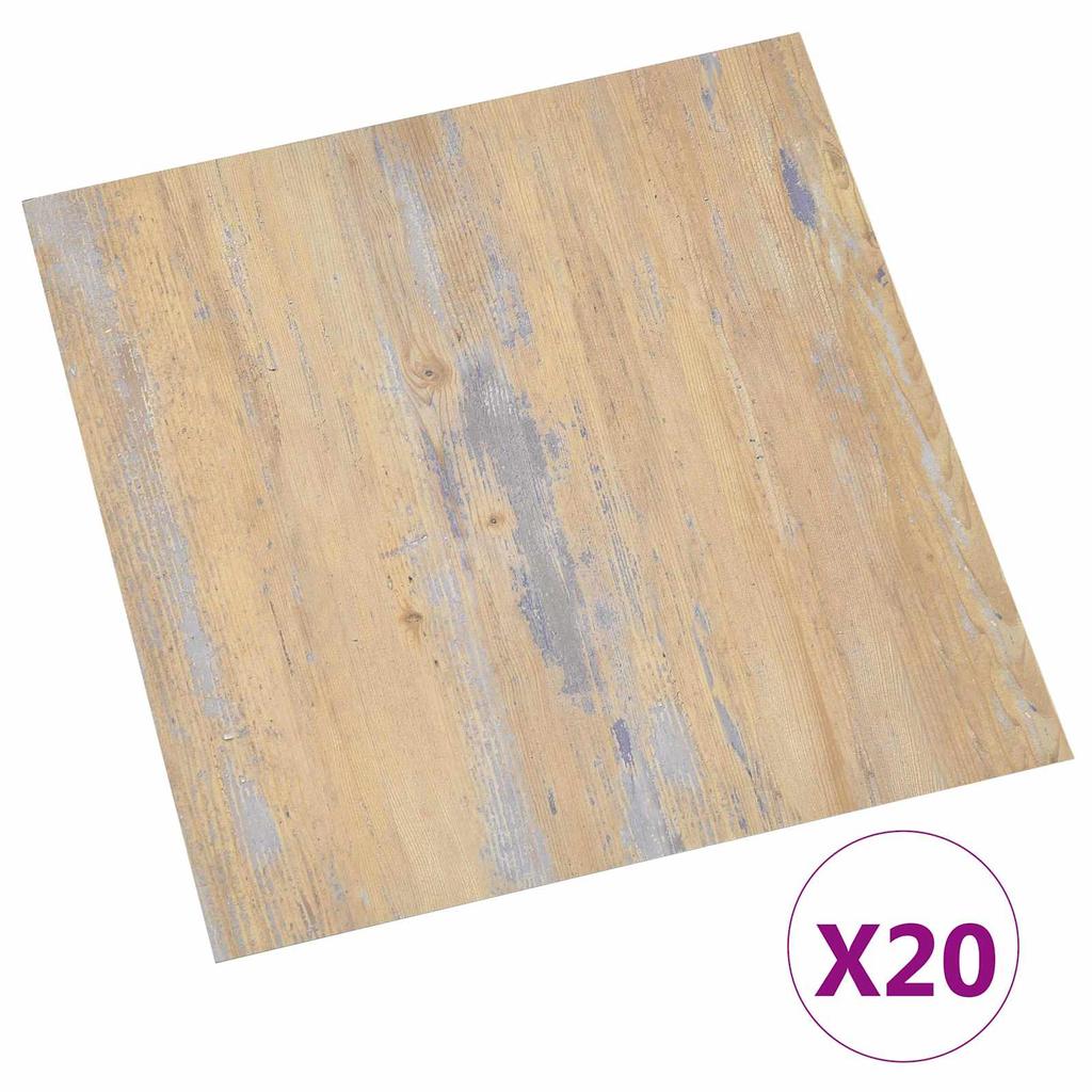 Self Adhesive Floor Tiles 30.5 X 30.5 Cm 20 Pcs PVC