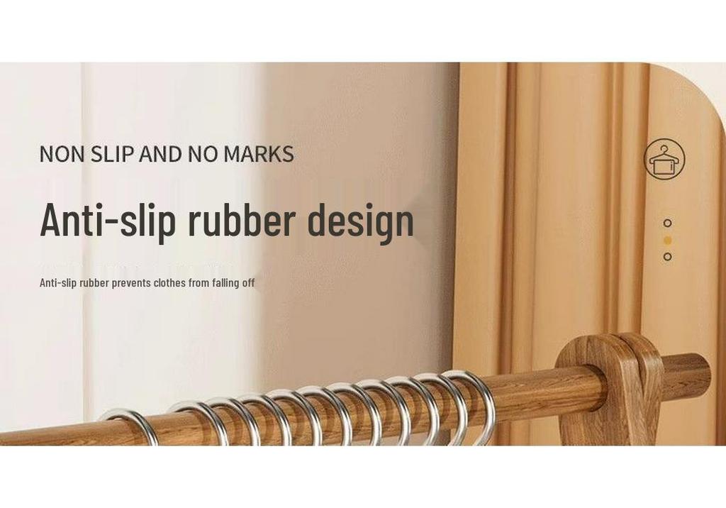 Extra Thick Non-Slip Metal Clothes Hanger for Balcony Storage