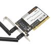 PCI Desktop Adapter 300Mbps 802.11b G N Wireless WiFi Network Card 2 Antennas AR9223