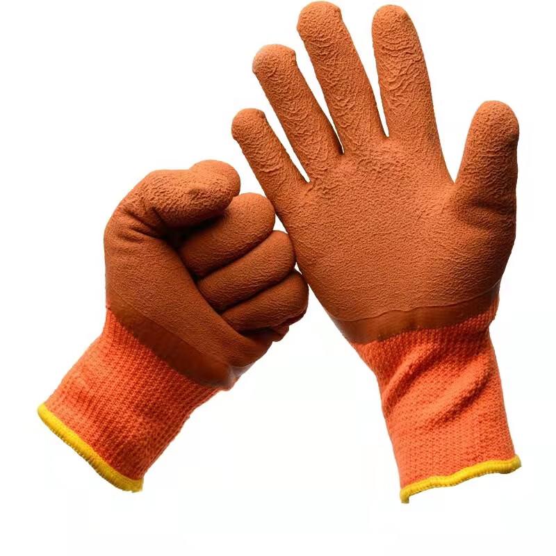 Dīngbái Winter Thermal Terry Foam Work Gloves