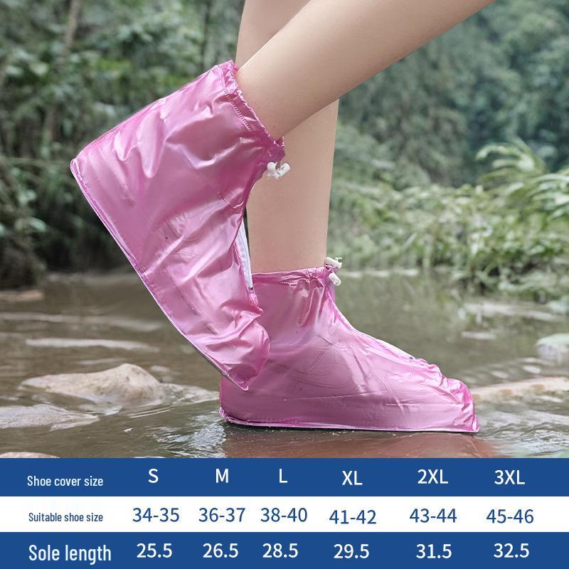 Copriscarpe in Silicone Antipioggia Impermeabili Antiscivolo - Durevoli, Riutilizzabili, Protezione Alta per Donna, Uomo e Bambini.