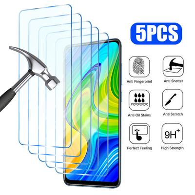5PCS Tempered Glass Pro Xiaomi Redmi Note 10 11 12 9 8 7 Pro Plus 5G 11S 10S 9S Ochranné sklo na displej Redmi 10 9 10C 9C 9A Glass